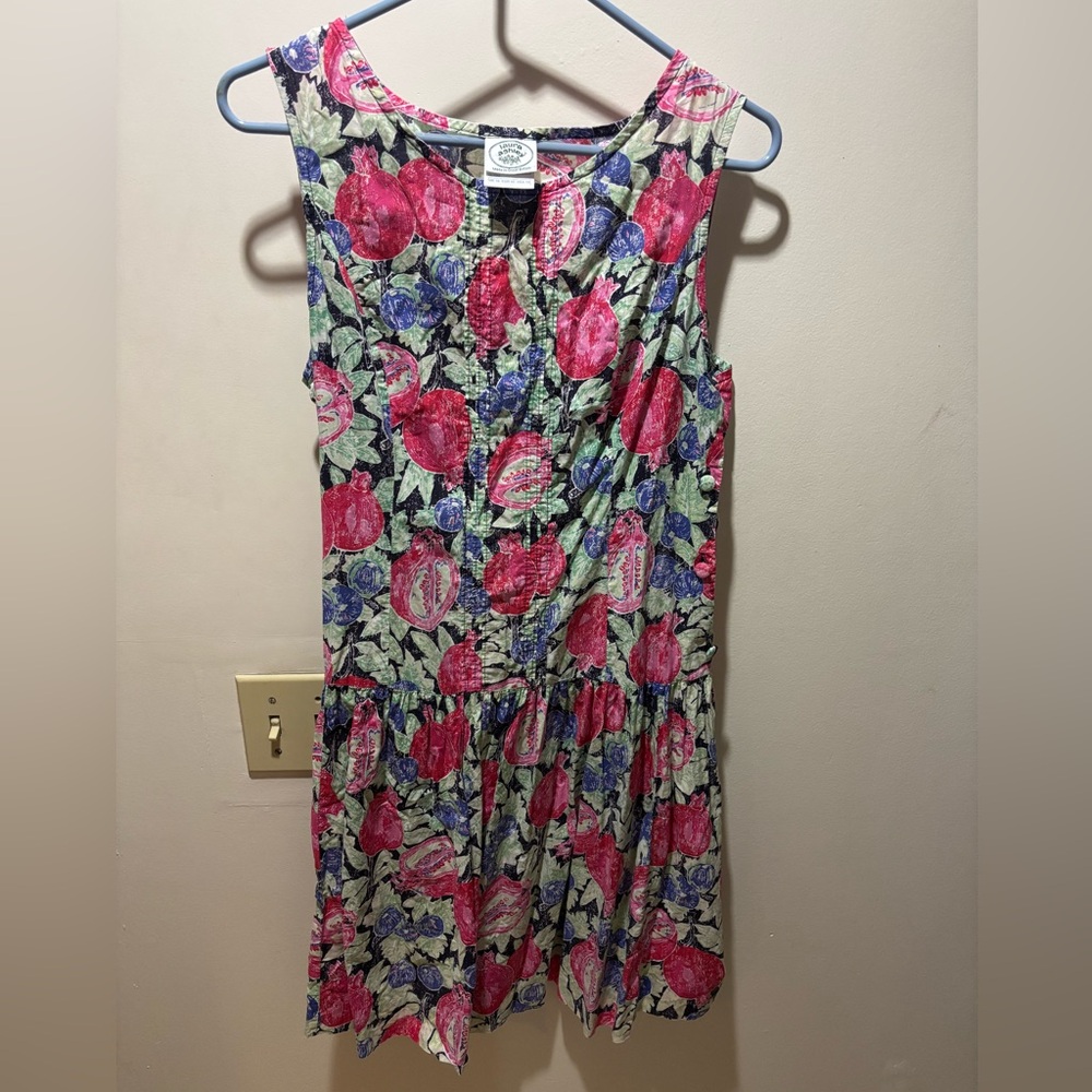 Vintage Laura Ashley Fruit Dress size 14